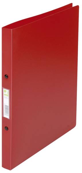 Q-CONNECT Schulordner A4 rot KF02916 2 Ring 16mm