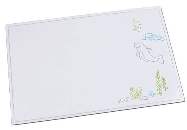 LÄUFER Schreibunterlage 53x40cm Delfin 43614 Durella
