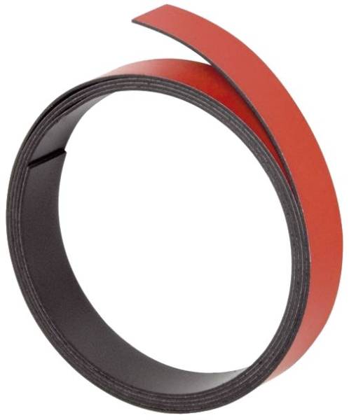 Magnetband 100 cm x 15 mm, rot