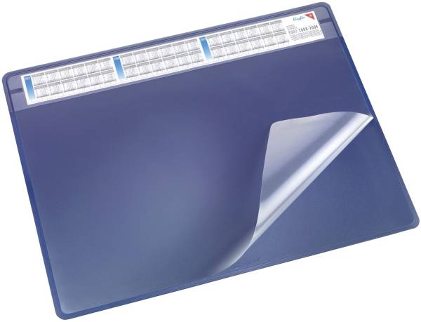 Schreibunterlage DURELLA soft 65 x 50 cm, blau