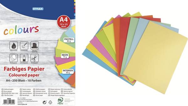 TOPPOINT Kopierpapier A4 75/80g sort. 40825 250BL