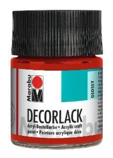 Decorlack Acryl, Kirschrot 031, 50 ml