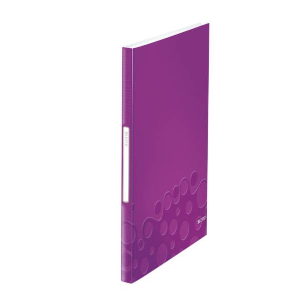 LEITZ Sichtbuch A4 Wow violett metal 4632-00-62 PP 40Hüllen