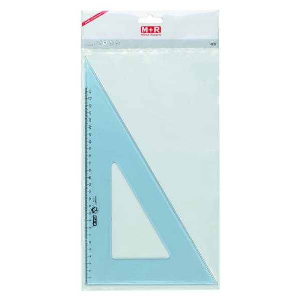 M+R Winkel Spitz 60° 37cm rauchgrau 762320020