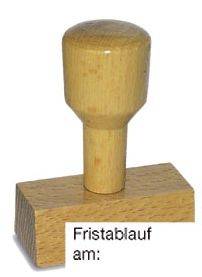 Vorgangsstempel Fristablauf am: