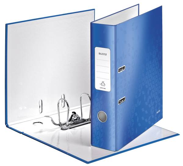 1005 Ordner WOW A4 80 mm, blau metallic
