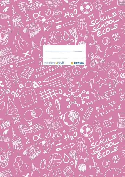 HERMA Heftschoner A4 PP rosa 19423 Schoolydoo