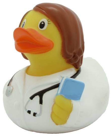 Badeente "Ärztin"