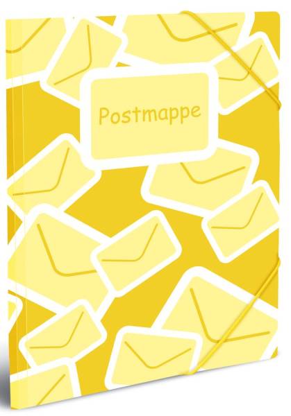 HERMA Sammelmappe Postmappe A4 PP 7129 mit Gummizug