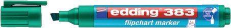 EDDING Flipchartmarker 383 1-5mm grün 4-383004 nachfüllbar Keilspitze