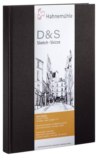 HAHNEMÜHLE Skizzenbuch A4 140g 96BL 10628272