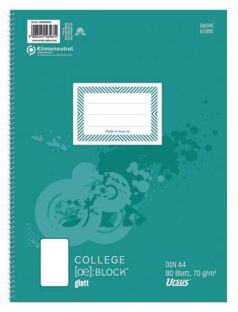 STAUFEN STYLE Collegeblock A4 80BL unlin. 040480000 70g
