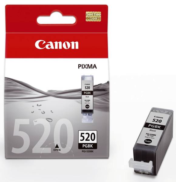 CANON Inkjetpatrone PGI-520 schwarz 2932B001 19ml