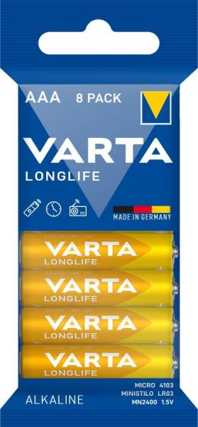 Batterien LONGLIFE Micro LR03 AAA, 1,5 V