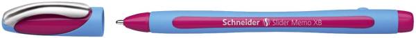 Kugelschreiber Slider Memo XB 0,7 mm, pink