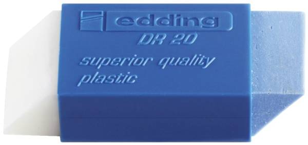 DR 20 Kunststoffradierer 52 x 20 x 10 mm, 14 g