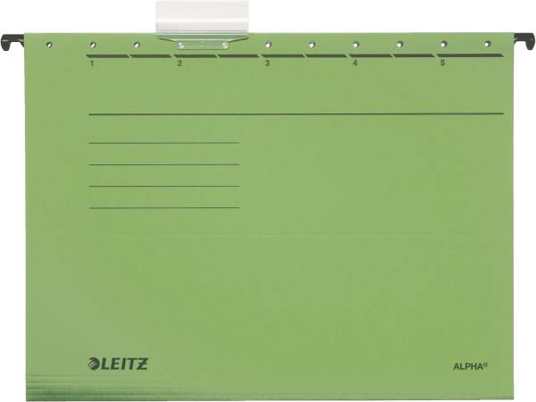 1985 Hängemappe ALPHA Recyclingkarton, grün®