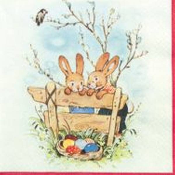 Lunchservietten Ostern 33 x 33 cm, 20 Stück