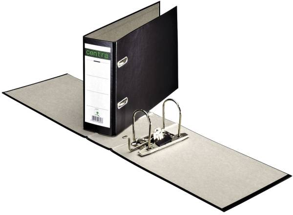 Ordner Sonderformate ohne Griffloch, A5 quer, schwarz