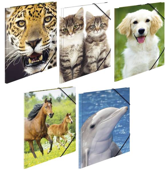 HERMA Sammelmappe A4 Tiere sort. 7147 PP