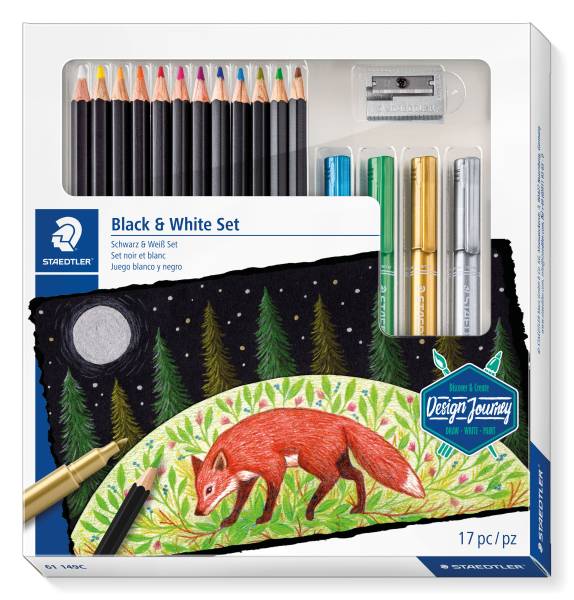 STAEDTLER Schreibgeräteset Black&White 61 149C