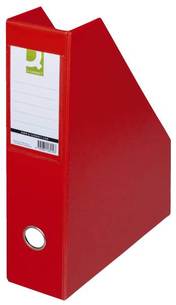 Q-CONNECT Stehsammler A4 76mm rot KF16211 PVC