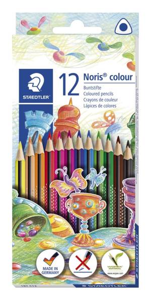 STAEDTLER Farbstifte 12ST sortiert 187 C12 Noris Colour