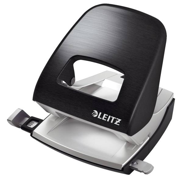 5006 Bürolocher NeXXt Style, Metall, 30 Blatt, satin schwarz