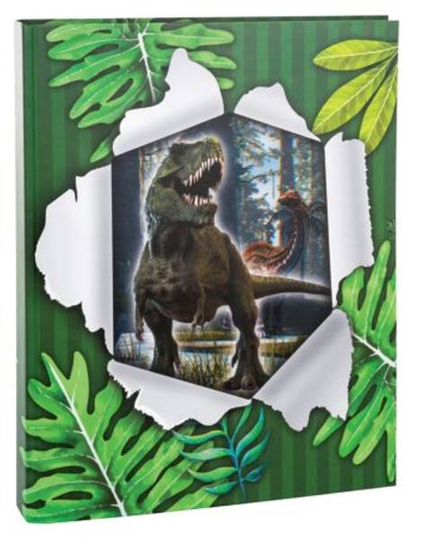 Schulordner A4 25mm 3D T Rex