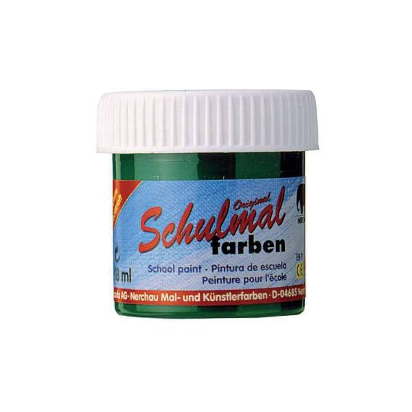 LACUFA Schulmalfarbe 18ml gelbgrün K102044 Becher