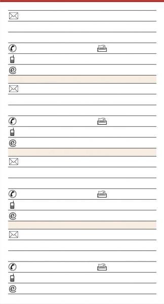 BSB Ersatzeinlage A5 Adressen 50 Blatt 02-0052 Telefon