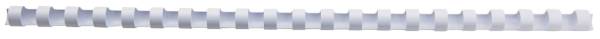 Spiralbinderücken Plastik A4, 12 mm 95 Blatt, weiß, 100 Stück