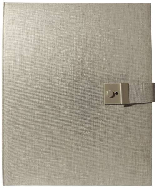 GOLDBUCH Dokumentenmappe Trend grau 53606