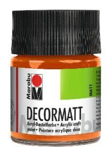 Decormatt Acryl, Orange 013, 50 ml