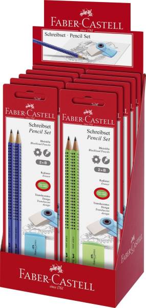 Bleistift Set Sleeve 3 tlg , hellgrün