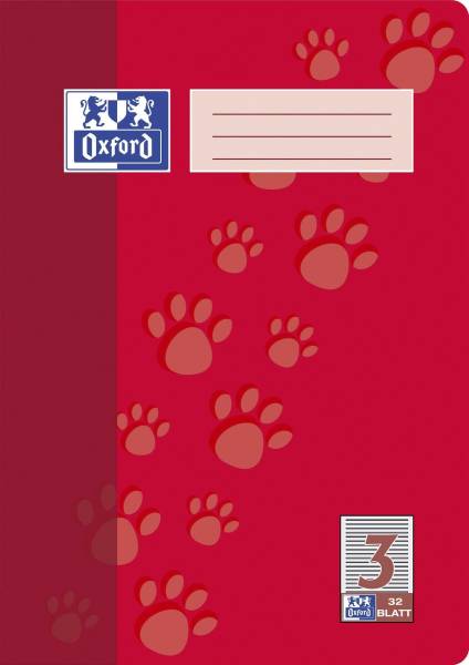 Heft A4 32 Blatt Lineatur 3