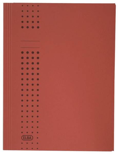 Sammelmappe chic, Karton (RC), 320 g qm, A4, 10 mm, rot