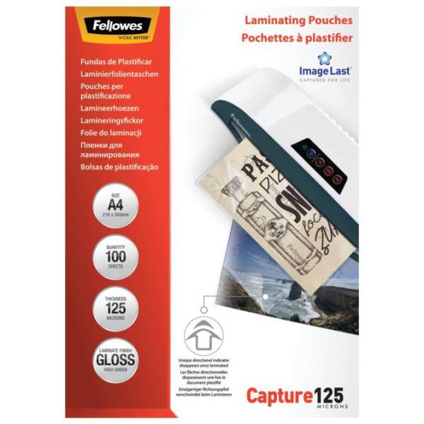 Laminierfolie Capture A4, glänzend, 125 mym, 100 Stück
