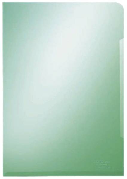 LEITZ Sichthülle A4 grün 41530055 PVC-Hartfolie