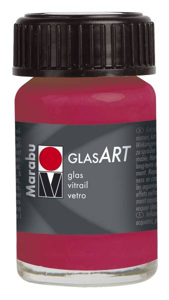 Glasfarbe 15ml GlasArt karminrot