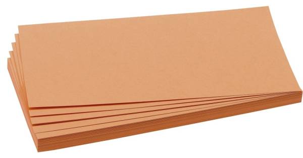 Moderationskarte, Rechteck, 205 x 95 mm, orange, 500 Stück