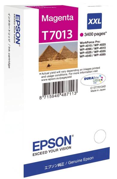EPSON Inkjetpatrone T7013 magenta C13T70134010 HY XXL