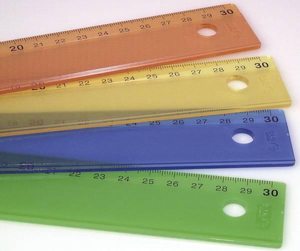 Lineal 30cm Kunststoff L3 ICE