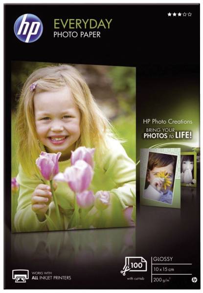 Fotopapiere Standard A4, glänzend, 200 g qm, 25 Blatt