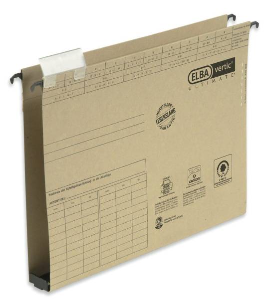 ELBA Hängesammler vertic ULTIMATE braun 100552069 85453 3cm Kunst.boden