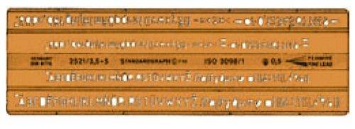 Isonorm Schriftschablone 2521