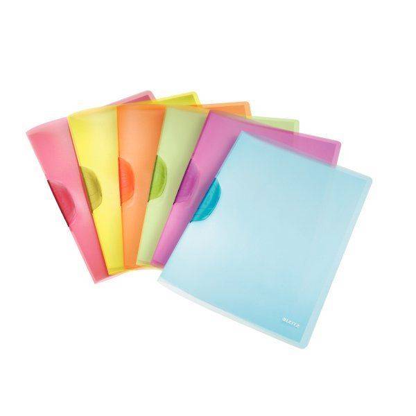 4176 Klemmmappe ColorClip Rainbow, A4, PP, sortiert