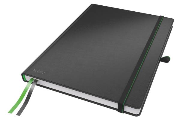 LEITZ Notizbuch A4 Complete schwarz 4471-00-95 kariert