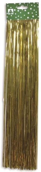 Riffelmacher Weihnachtsschmuck Folien Lametta gold 48cm